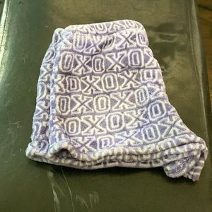 purple xoxo love shorts